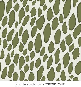 Abstract modern leopard seamless pattern. Animals trendy background. Color decorative vector stock illustration for print, card, postcard, fabric, textile. Modern ornament of stylized skin.