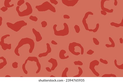 Abstract modern leopard seamless pattern. Animals trendy background. Color decorative vector stock illustration for print, card, postcard, fabric, textile. Modern ornament of stylized skin.