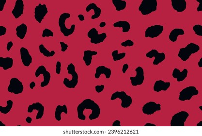 Abstract modern leopard seamless pattern. Animals trendy background. Color decorative vector stock illustration for print, card, postcard, fabric, textile. Modern ornament of stylized skin.