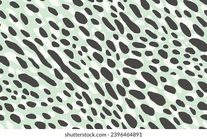 Abstract modern leopard seamless pattern. Animals trendy background. Color decorative vector stock illustration for print, card, postcard, fabric, textile. Modern ornament of stylized skin.