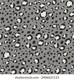 Abstract modern leopard seamless pattern. Animals trendy background. Color decorative vector stock illustration for print, card, postcard, fabric, textile. Modern ornament of stylized skin.