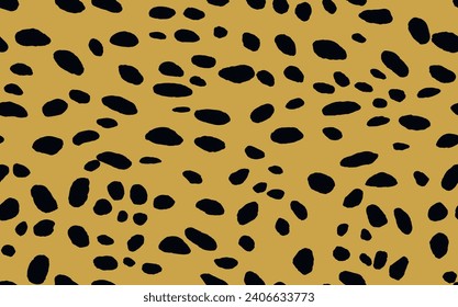 Abstract modern leopard seamless pattern. Animals trendy background. Color decorative vector stock illustration for print, card, postcard, fabric, textile. Modern ornament of stylized skin.