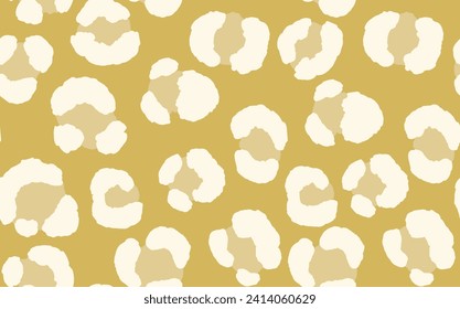 Abstract modern leopard seamless pattern. Animals trendy background. Color decorative vector stock illustration for print, card, postcard, fabric, textile. Modern ornament of stylized skin.