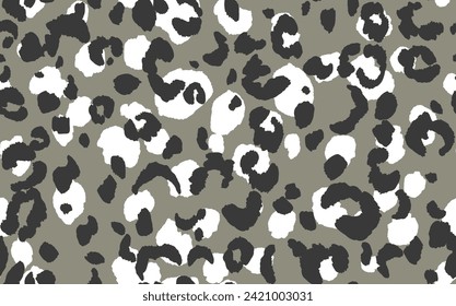 Abstract modern leopard seamless pattern. Animals trendy background. Color decorative vector stock illustration for print, card, postcard, fabric, textile. Modern ornament of stylized skin.