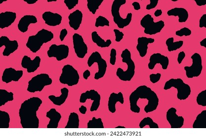 Abstract modern leopard seamless pattern. Animals trendy background. Color decorative vector stock illustration for print, card, postcard, fabric, textile. Modern ornament of stylized skin.