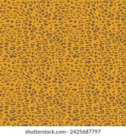 Abstract modern leopard seamless pattern. Animals trendy background. Color decorative vector stock illustration for print, card, postcard, fabric, textile. Modern ornament of stylized skin.