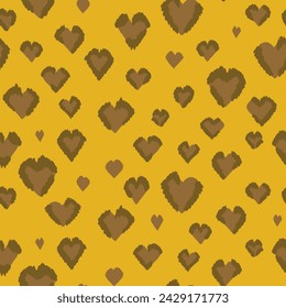 Abstract modern leopard seamless pattern. Animals trendy background. Color decorative vector stock illustration for print, card, postcard, fabric, textile. Modern ornament of stylized skin.