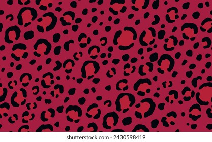 Abstract modern leopard seamless pattern. Animals trendy background. Color decorative vector stock illustration for print, card, postcard, fabric, textile. Modern ornament of stylized skin.