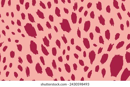 Abstrakte moderne Leopard nahtlose Muster. Tiere trendiger Hintergrund. Farbe dekorative Vektor-Stock-Illustration für Druck, Karte, Postkarte, Stoff, Textil. Modernes Ornament aus stilisierter Haut.