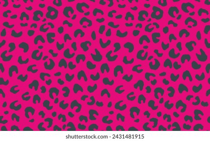 Abstract modern leopard seamless pattern. Animals trendy background. Color decorative vector stock illustration for print, card, postcard, fabric, textile. Modern ornament of stylized skin.