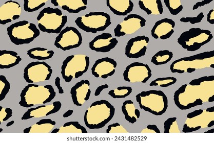 Abstract modern leopard seamless pattern. Animals trendy background. Color decorative vector stock illustration for print, card, postcard, fabric, textile. Modern ornament of stylized skin.