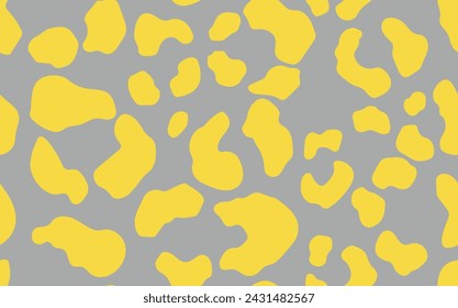 Abstract modern leopard seamless pattern. Animals trendy background. Color decorative vector stock illustration for print, card, postcard, fabric, textile. Modern ornament of stylized skin.