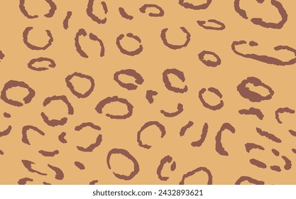 Abstract modern leopard seamless pattern. Animals trendy background. Color decorative vector stock illustration for print, card, postcard, fabric, textile. Modern ornament of stylized skin.