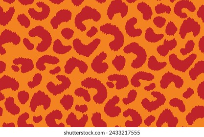 Abstract modern leopard seamless pattern. Animals trendy background. Color decorative vector stock illustration for print, card, postcard, fabric, textile. Modern ornament of stylized skin.