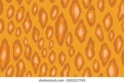 Abstract modern leopard seamless pattern. Animals trendy background. Color decorative vector stock illustration for print, card, postcard, fabric, textile. Modern ornament of stylized skin.