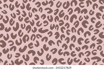 Abstract modern leopard seamless pattern. Animals trendy background. Color decorative vector stock illustration for print, card, postcard, fabric, textile. Modern ornament of stylized skin.