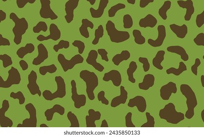 Abstract modern leopard seamless pattern. Animals trendy background. Color decorative vector stock illustration for print, card, postcard, fabric, textile. Modern ornament of stylized skin.