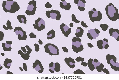 Abstract modern leopard seamless pattern. Animals trendy background. Color decorative vector stock illustration for print, card, postcard, fabric, textile. Modern ornament of stylized skin.