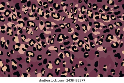 Abstract modern leopard seamless pattern. Animals trendy background. Color decorative vector stock illustration for print, card, postcard, fabric, textile. Modern ornament of stylized skin.
