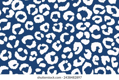 Abstract modern leopard seamless pattern. Animals trendy background. Color decorative vector stock illustration for print, card, postcard, fabric, textile. Modern ornament of stylized skin.