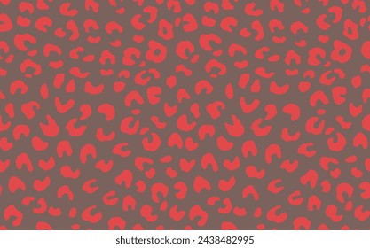 Abstract modern leopard seamless pattern. Animals trendy background. Color decorative vector stock illustration for print, card, postcard, fabric, textile. Modern ornament of stylized skin.