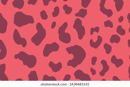 Abstract modern leopard seamless pattern. Animals trendy background. Color decorative vector stock illustration for print, card, postcard, fabric, textile. Modern ornament of stylized skin.