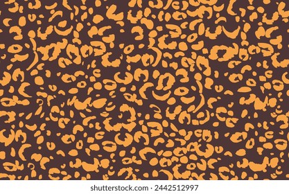 Abstract modern leopard seamless pattern. Animals trendy background. Color decorative vector stock illustration for print, card, postcard, fabric, textile. Modern ornament of stylized skin.