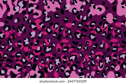 Abstract modern leopard seamless pattern. Animals trendy background. Color decorative vector stock illustration for print, card, postcard, fabric, textile. Modern ornament of stylized skin.