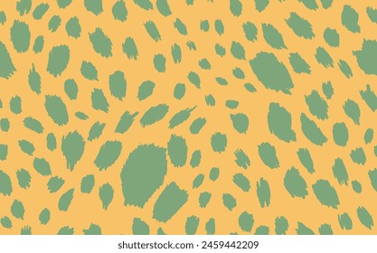 Abstractas patrón moderno sin fisuras de leopardo. Fondo de moda de los animales. Ilustración de stock de Vector decorativo de color para impresión, tarjeta, postal, tela, textil. Adorno moderno de piel estilizada.