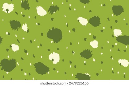 Abstract modern leopard seamless pattern. Animals trendy background. Color decorative vector stock illustration for print, card, postcard, fabric, textile. Modern ornament of stylized skin.