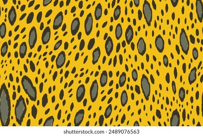 Abstract modern leopard seamless pattern. Animals trendy background. Color decorative vector stock illustration for print, card, postcard, fabric, textile. Modern ornament of stylized skin.