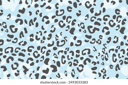 Abstract modern leopard seamless pattern. Animals trendy background. Color decorative vector stock illustration for print, card, postcard, fabric, textile. Modern ornament of stylized skin.