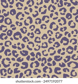 Abstractas patrón sin costuras de leopardo moderno. Animales de fondo de moda. Ilustración de stock de Vector decorativo de color para imprimir, tarjeta, postal, tela, textil. Adorno moderno de piel estilizada.