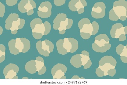 Abstract modern leopard seamless pattern. Animals trendy background. Color decorative vector stock illustration for print, card, postcard, fabric, textile. Modern ornament of stylized skin.