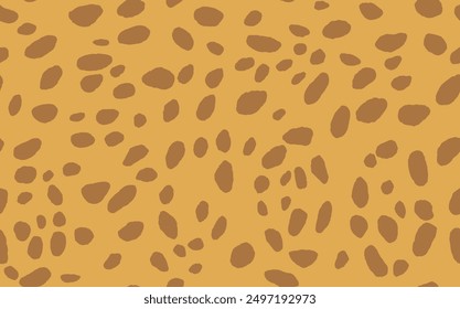Abstract modern leopard seamless pattern. Animals trendy background. Color decorative vector stock illustration for print, card, postcard, fabric, textile. Modern ornament of stylized skin.