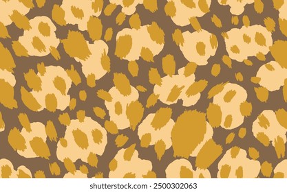 Abstract modern leopard seamless pattern. Animals trendy background. Color decorative vector stock illustration for print, card, postcard, fabric, textile. Modern ornament of stylized skin.