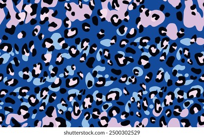 Abstract modern leopard seamless pattern. Animals trendy background. Color decorative vector stock illustration for print, card, postcard, fabric, textile. Modern ornament of stylized skin.