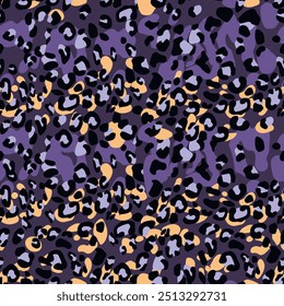 Abstract modern leopard seamless pattern. Animals trendy background. Color decorative vector stock illustration for print, card, postcard, fabric, textile. Modern ornament of stylized skin.