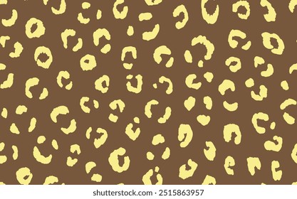 Abstrato moderno leopardo padrão sem costura. Animals trendy background. Ilustração decorativa de porta vetorial de cor para impressão, cartão, cartão postal, tecido, têxtil. Ornamento moderno de pele estilizada.