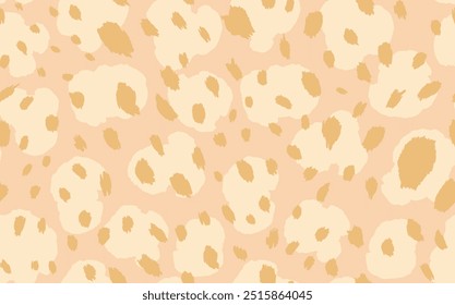 Abstract modern leopard seamless pattern. Animals trendy background. Color decorative vector stock illustration for print, card, postcard, fabric, textile. Modern ornament of stylized skin.