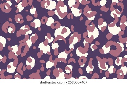 Abstract modern leopard seamless pattern. Animals trendy background. Color decorative vector stock illustration for print, card, postcard, fabric, textile. Modern ornament of stylized skin.
