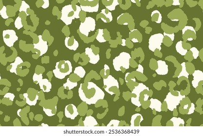 Abstract modern leopard seamless pattern. Animals trendy background. Color decorative vector stock illustration for print, card, postcard, fabric, textile. Modern ornament of stylized skin.