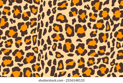 Abstract modern leopard seamless pattern. Animals trendy background. Color decorative vector stock illustration for print, card, postcard, fabric, textile. Modern ornament of stylized skin.