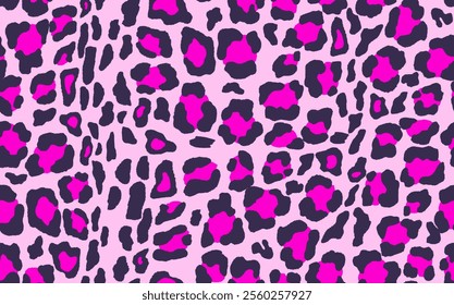 Abstract modern leopard seamless pattern. Animals trendy background. Color decorative vector stock illustration for print, card, postcard, fabric, textile. Modern ornament of stylized skin.