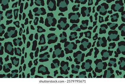 Abstract modern leopard seamless pattern. Animals trendy background. Color decorative vector stock illustration for print, card, postcard, fabric, textile. Modern ornament of stylized skin.