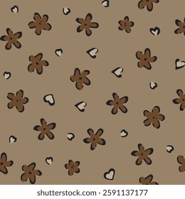Abstract modern leopard seamless pattern. Leopard Skin Texture Pattern Vector. Seamless Animal Skin Pattern. Camouflage animal.