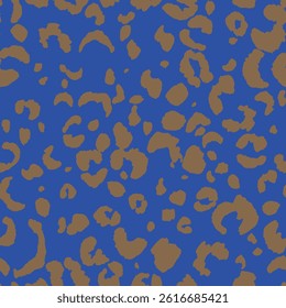 Abstract modern leopard seamless pattern. Animals trendy background. Color decorative vector stock illustration for print, card, postcard, fabric, textile. Modern ornament of stylized skin.