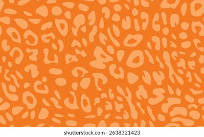 Abstract modern leopard seamless pattern. Animals trendy background. Color decorative vector stock illustration for print, card, postcard, fabric, textile. Modern ornament of stylized skin.