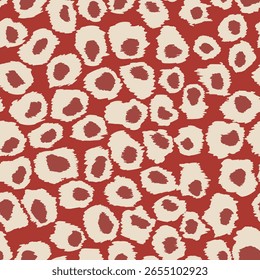 Abstract modern leopard seamless pattern. Animals trendy background. Color decorative vector stock illustration for print, card, postcard, fabric, textile. Modern ornament of stylized skin.