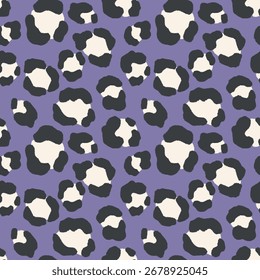 Abstract modern leopard seamless pattern. Animals fashion trendy background. Color decorative vector illustration for print, fabric, textile. Modern ornament of stylized skin.